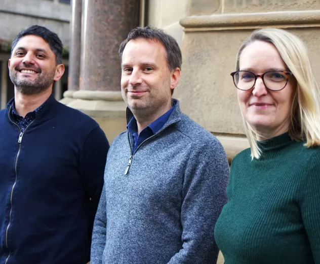 Ecoveritas Executive Team L R Matias Perez James Walkderine Helen Hodgson 3