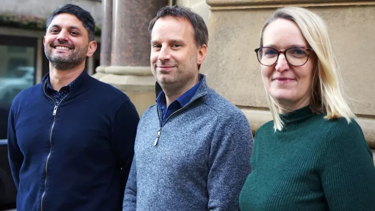 Ecoveritas Executive Team L R Matias Perez James Walkderine Helen Hodgson 3